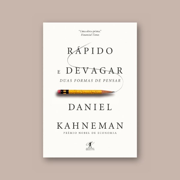 Capa do livro Rápido e devagar: duas formas de pensar